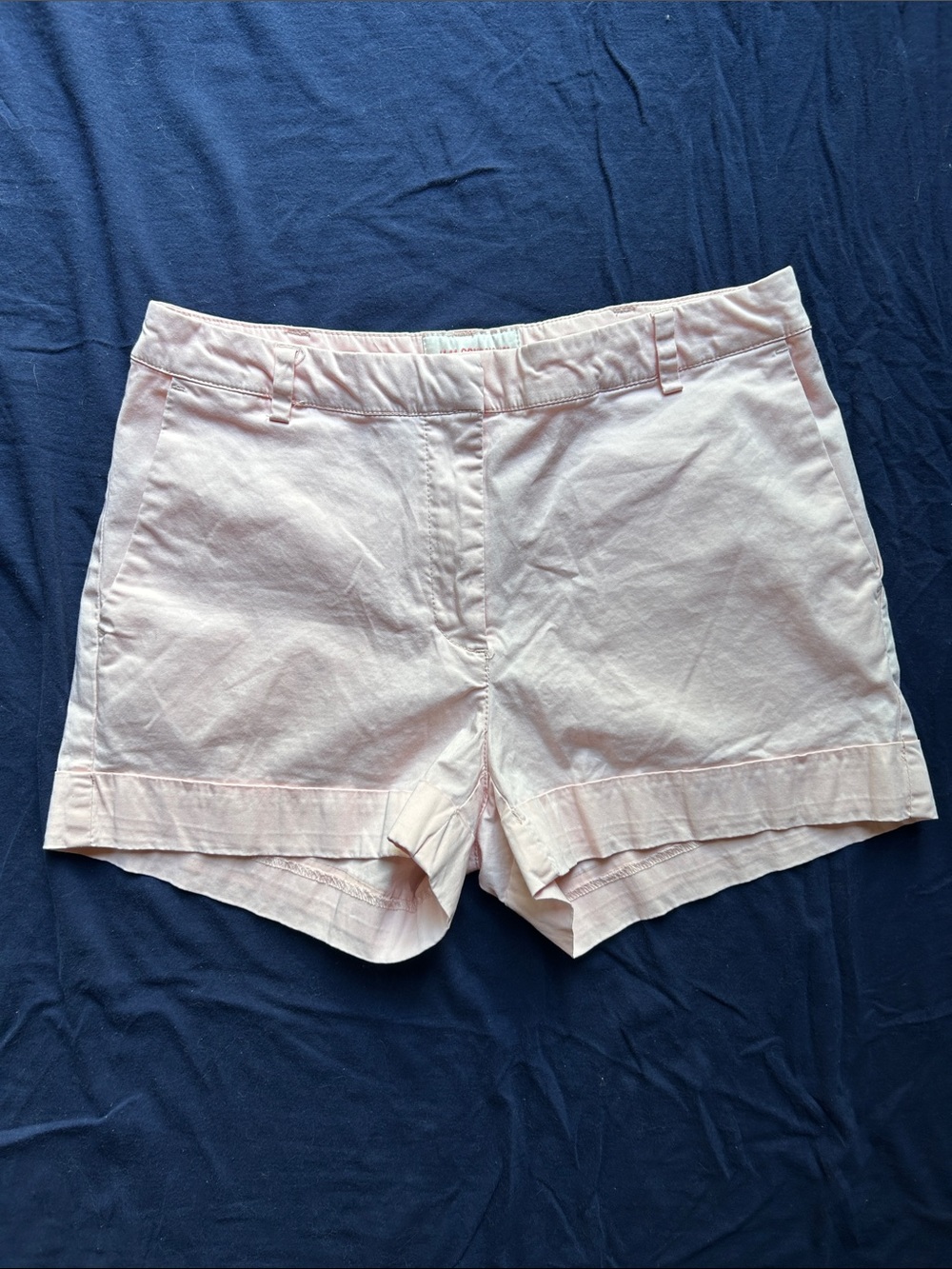 H&M Conscious Collection Y2K Pale Pink High-Waist Casual Shorts, 8
